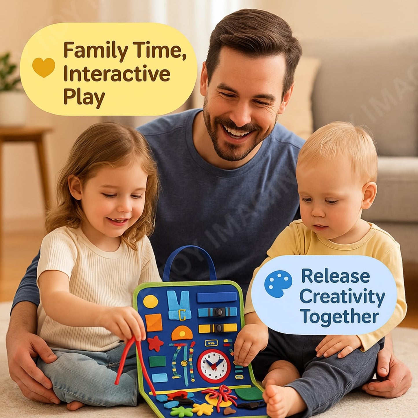 Myemind™ Montessori Busy Board