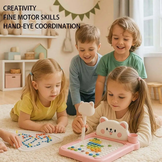 Magnetic Cartoon Drawing Board for Kids Interactive Magnetic Pen Play