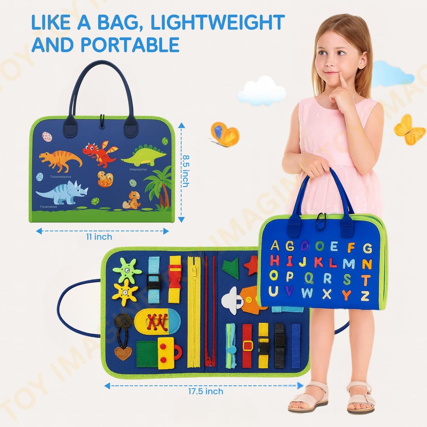 Myemind™ Montessori Busy Board